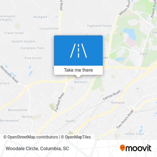 Woodale Circle map