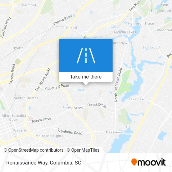 Renaissance Way map