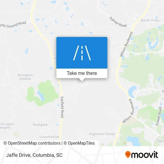 Jaffe Drive map