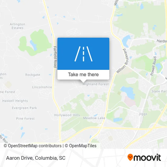 Aaron Drive map