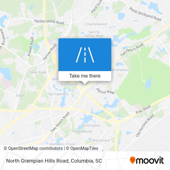 Mapa de North Grampian Hills Road