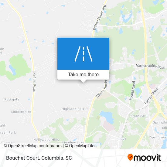 Mapa de Bouchet Court