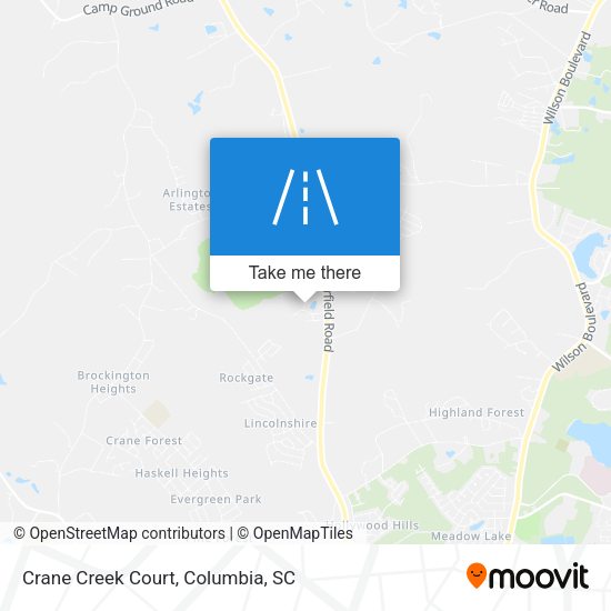 Crane Creek Court map