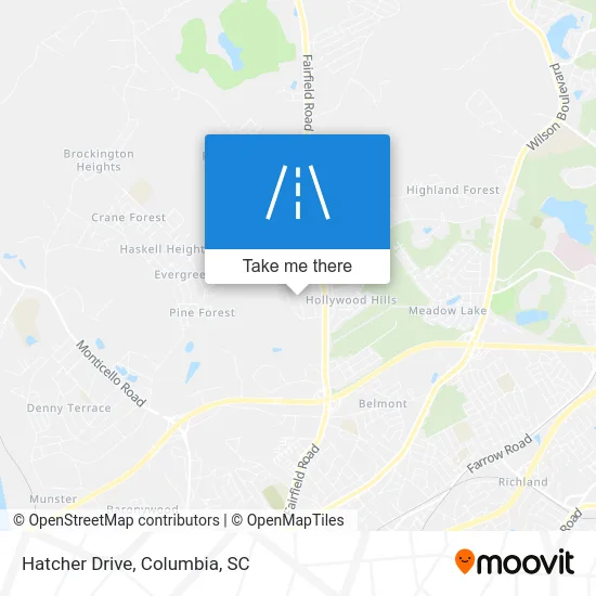 Hatcher Drive map