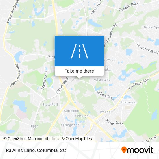 Mapa de Rawlins Lane