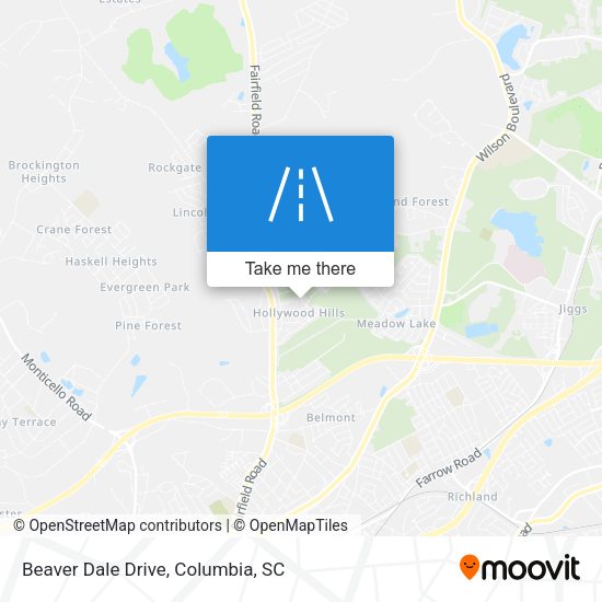 Beaver Dale Drive map