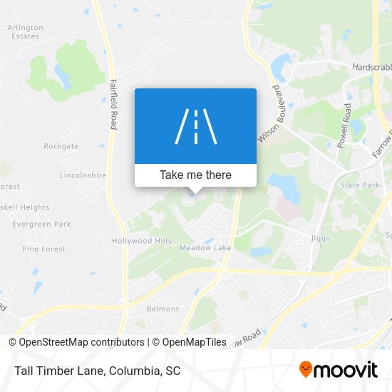 Tall Timber Lane map