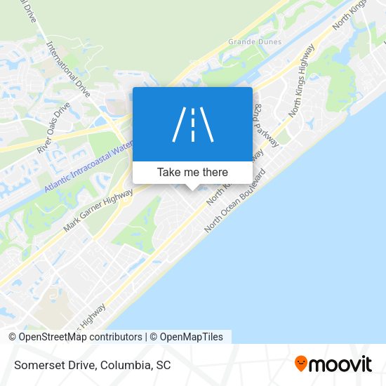 Somerset Drive map