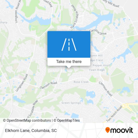 Mapa de Elkhorn Lane