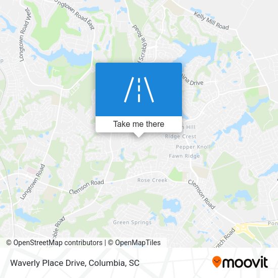 Waverly Place Drive map