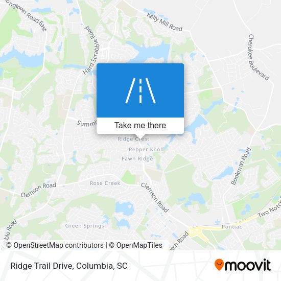 Ridge Trail Drive map