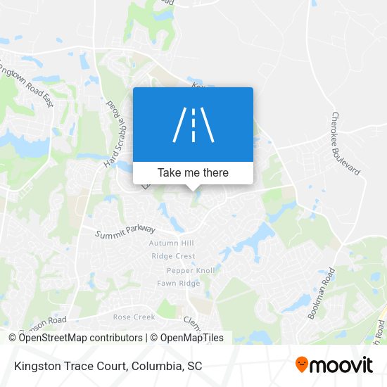 Mapa de Kingston Trace Court