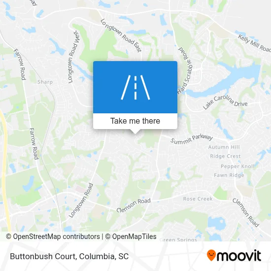 Buttonbush Court map