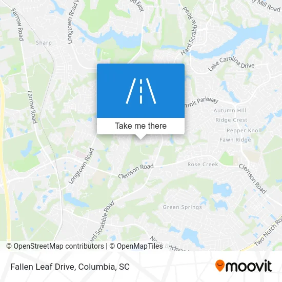 Fallen Leaf Drive map