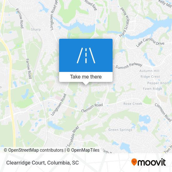 Mapa de Clearridge Court