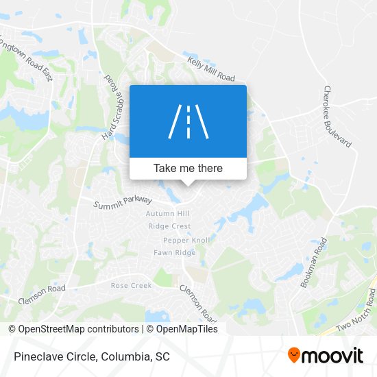 Pineclave Circle map
