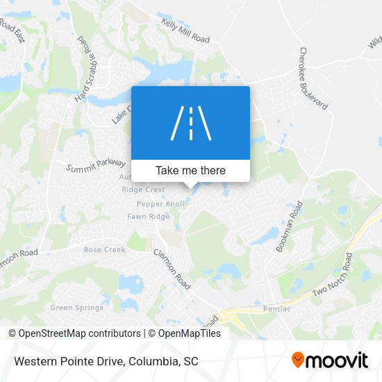 Western Pointe Drive map
