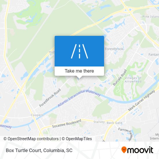 Mapa de Box Turtle Court