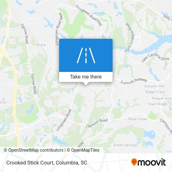 Mapa de Crooked Stick Court
