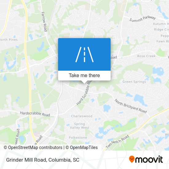 Mapa de Grinder Mill Road