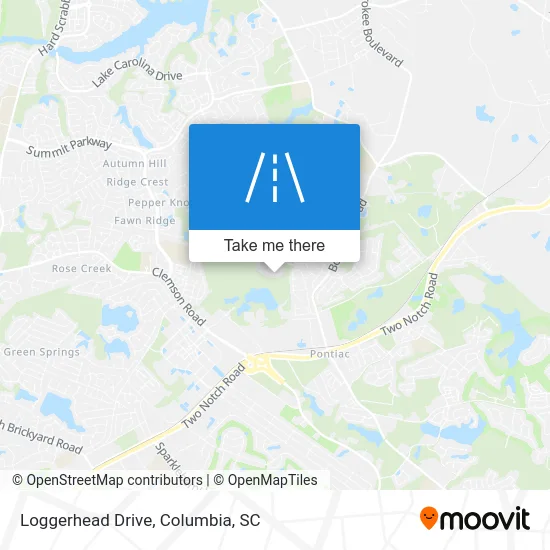 Loggerhead Drive map