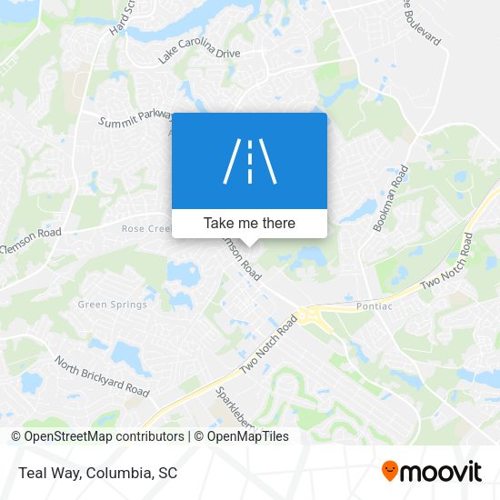 Mapa de Teal Way