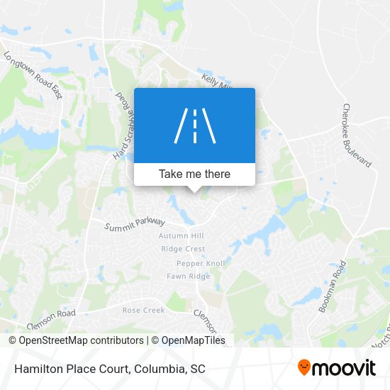 Hamilton Place Court map