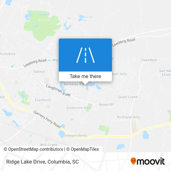 Ridge Lake Drive map