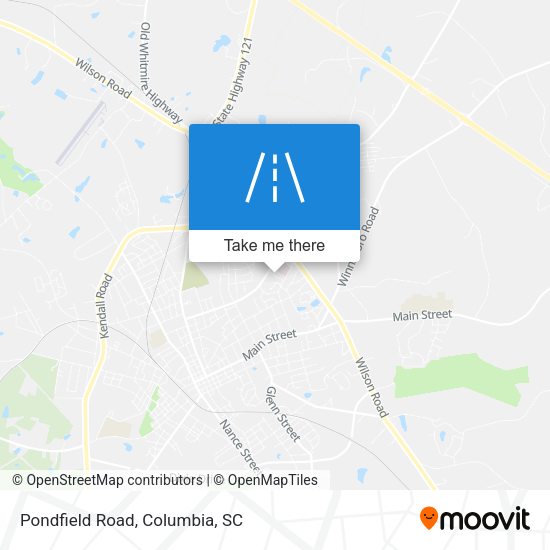 Mapa de Pondfield Road