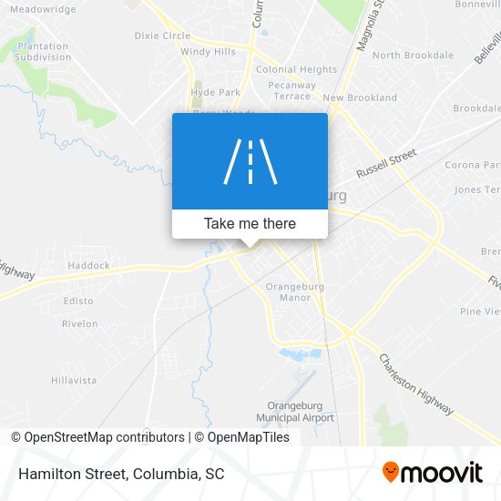 Mapa de Hamilton Street