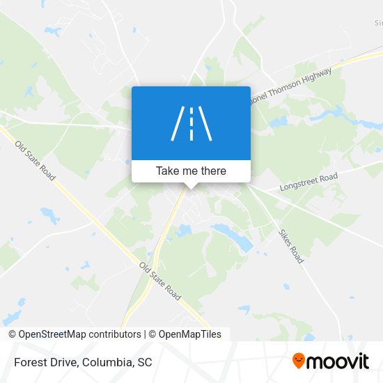 Mapa de Forest Drive