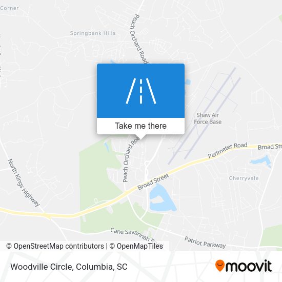 Woodville Circle map