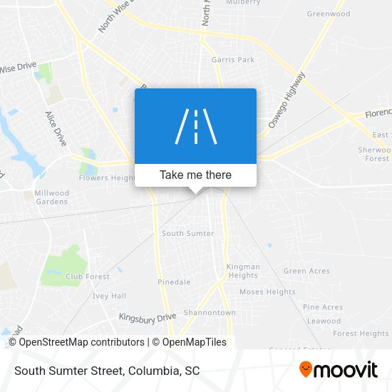 Mapa de South Sumter Street