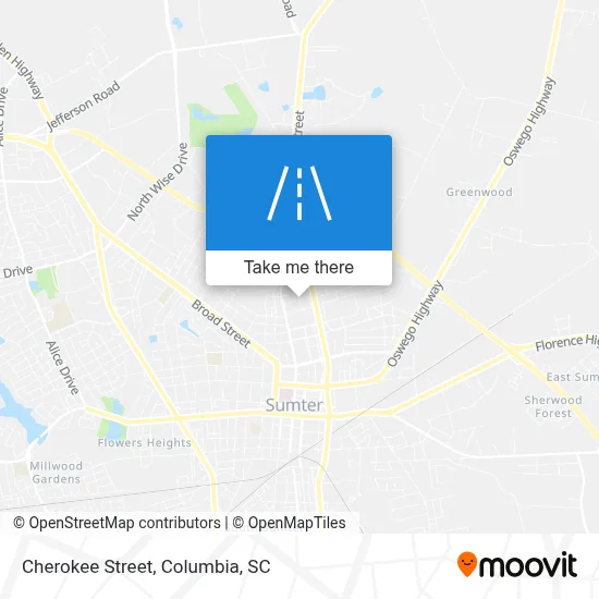 Cherokee Street map