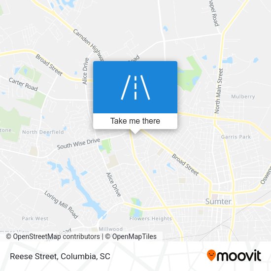 Mapa de Reese Street