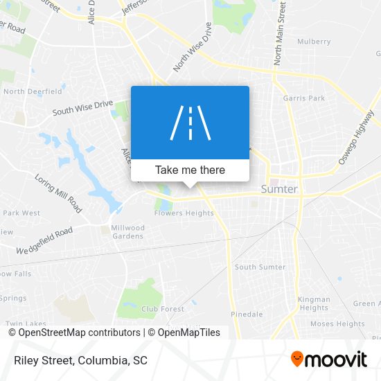 Mapa de Riley Street