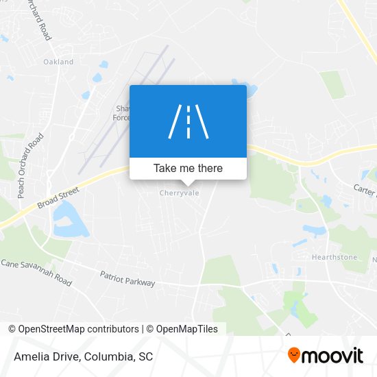 Amelia Drive map