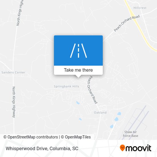 Whisperwood Drive map