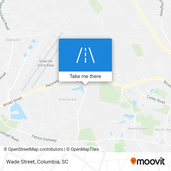 Wade Street map