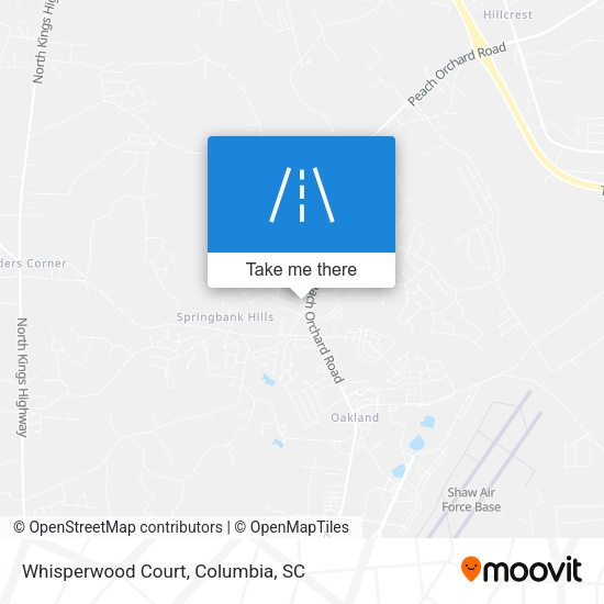 Mapa de Whisperwood Court