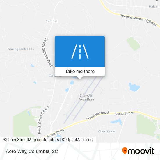 Aero Way map