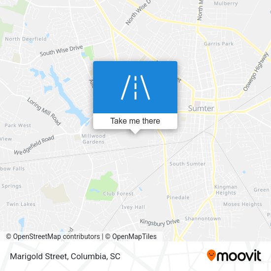 Mapa de Marigold Street