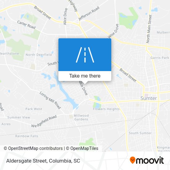 Aldersgate Street map