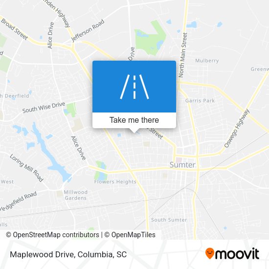 Mapa de Maplewood Drive