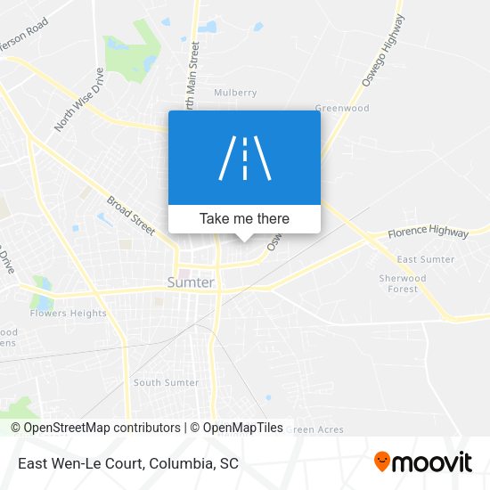 East Wen-Le Court map