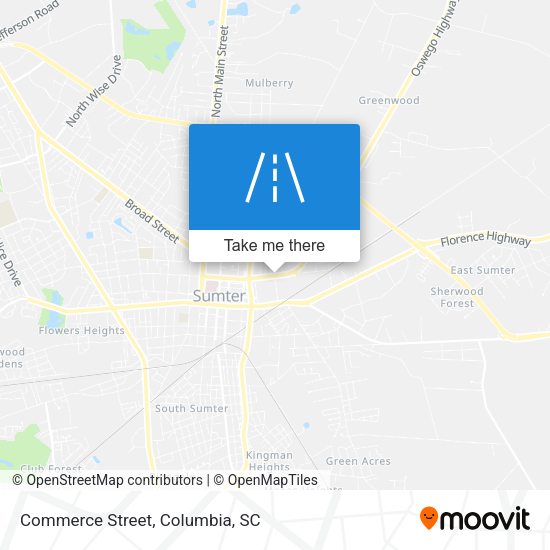 Mapa de Commerce Street