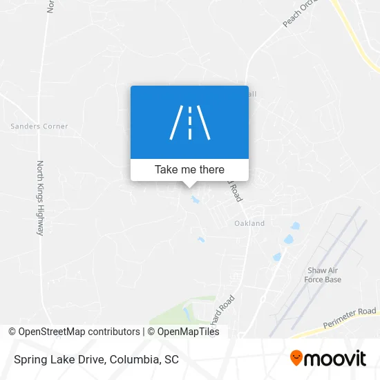 Spring Lake Drive map