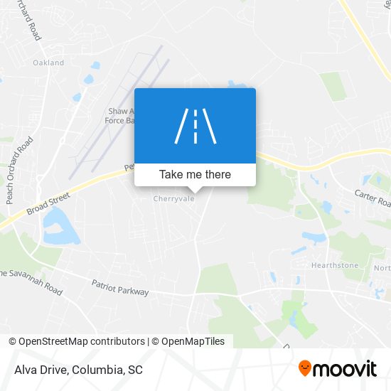 Alva Drive map