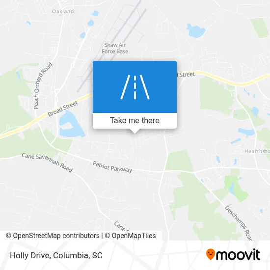Holly Drive map