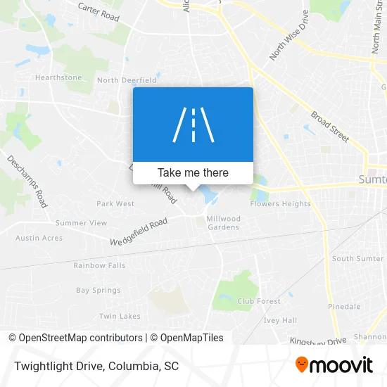 Twightlight Drive map